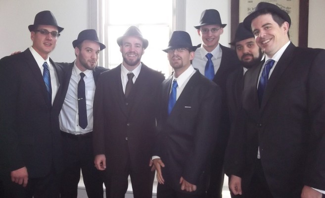 Mike and his groomsmen