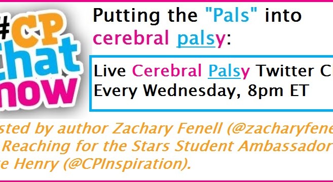 #CPChatNow puts the "pals" in "cerebral palsy."