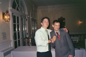 Zachary Fenell and James Schleicher rocking out at Notre Dame College's 2007 Spring Formal.