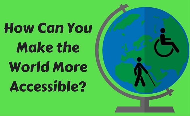 Author and advocate Zachary Fenell asks, "How can you make the world more accessible?"