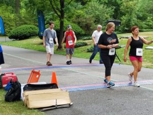 I move towards the finish line at the 2016 A Run Through History 5k.