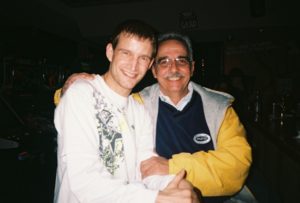Tony Zupancic and I back in 2009 at Notre Dame College's senior farewell event.