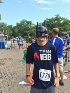 The Cerebral Palsy Vigilante after setting a new personal best at Helping Hands Hero Run 5k.