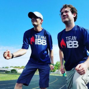 My friend Nate and I representing Team IBB.
